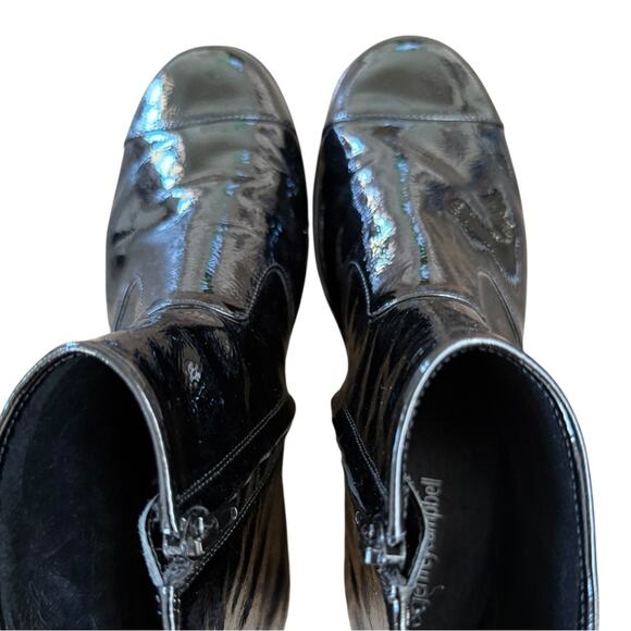 NWOT Jeffrey Campbell Gretta Cap Toe Black Booties – Sz 8.5 - Picture 7 of 8